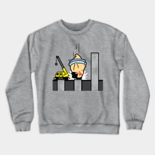 Part Time Job - Piling Construction Crewneck Sweatshirt